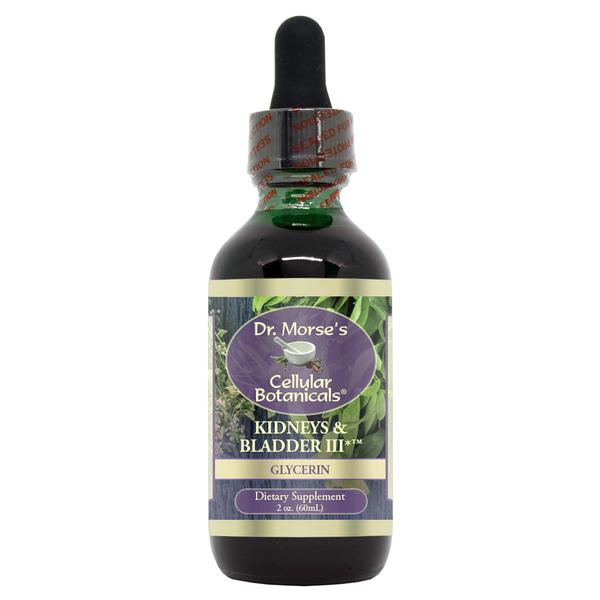 Kidneys and Bladder I (90ml glycerin Tincture) Dr Morse's Cellular B